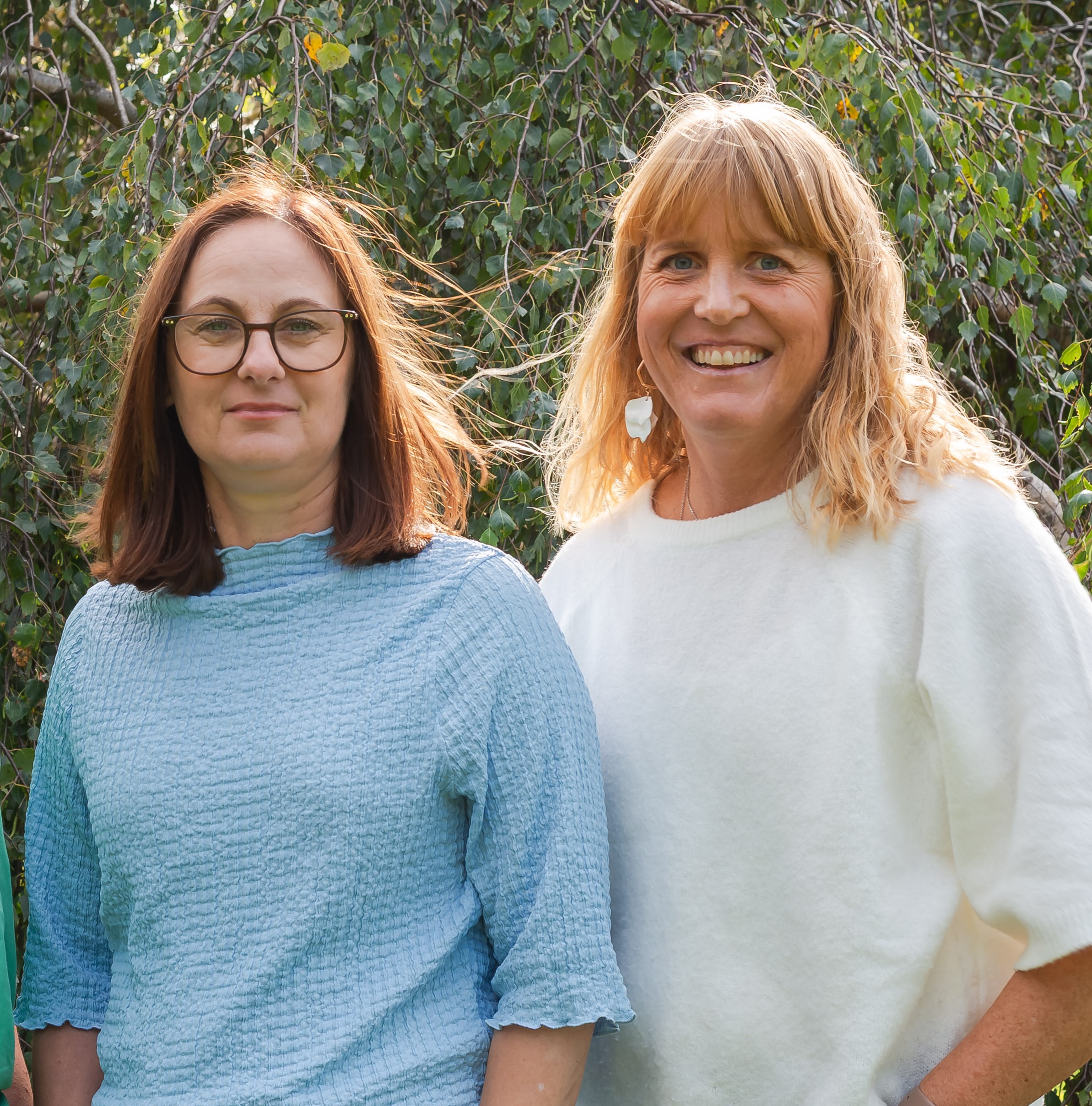 Porträtt på Anna Niklasson och Maria Persson